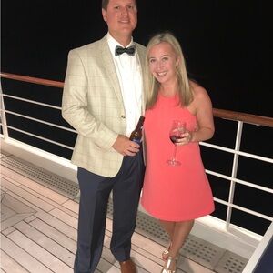 Michael Kors Women's Coral Cocktail Dress